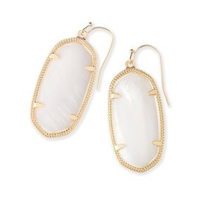 Pearl/ gold Kendra Scott earrings